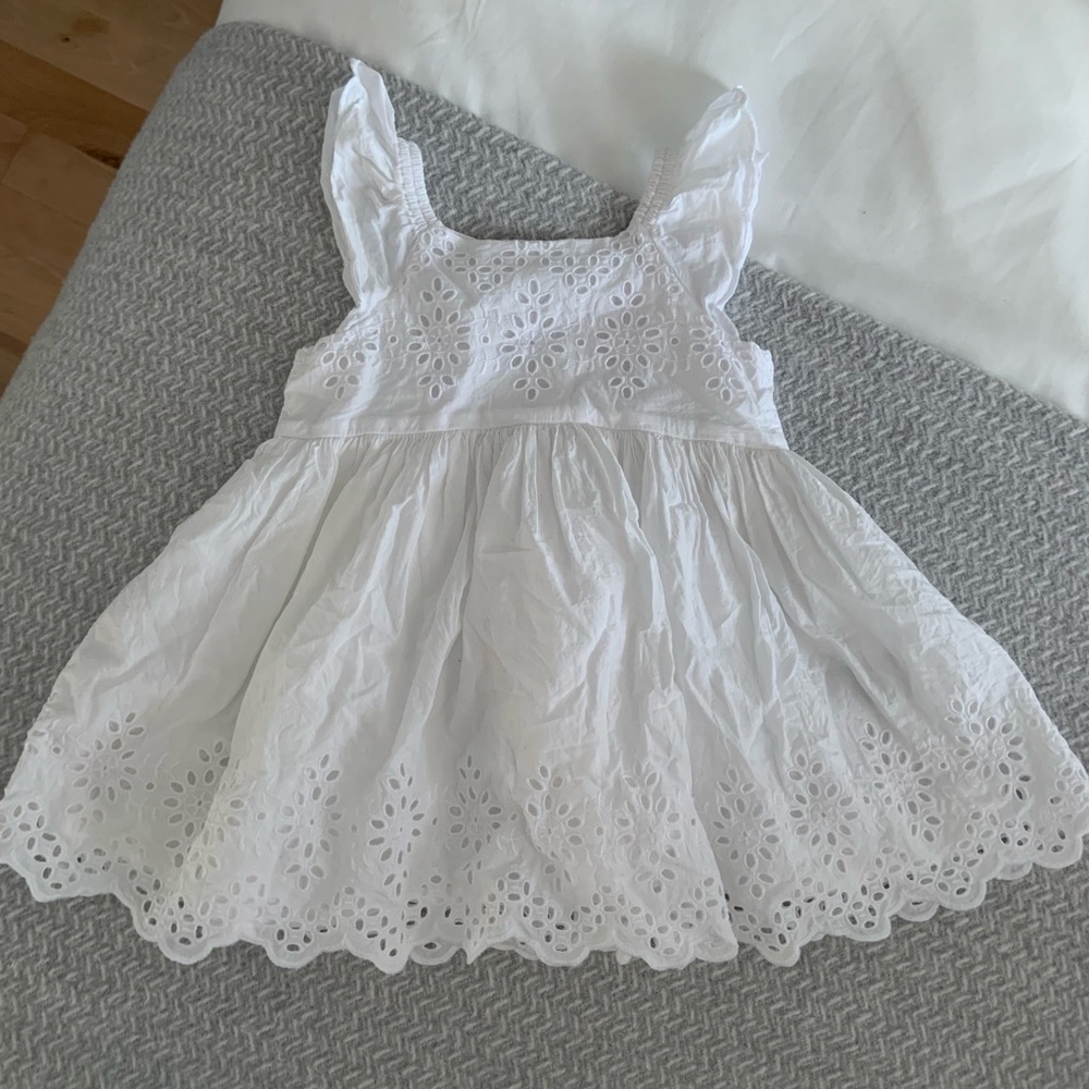 NWOT Baby Gap white eyelet dress